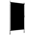 vidaXL Rolgordijn voor buiten 120x270 cm antraciet, Tuin en Terras, Zonneschermen, Verzenden, Nieuw