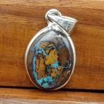 BOULDER OPAL Zilveren hanger - Hoogte: 0.5 cm - Breedte: 1.5
