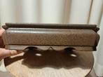 Bonsai schaal - 21x16x5cm - bruin geglazuurd - Hoogte