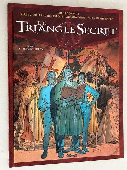 Le Triangle secret T1 - Le Testament du fou + dédicace - C -, Boeken, Stripverhalen