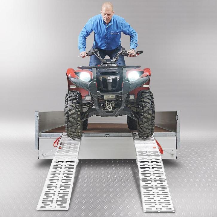 Datona Extra verstevigde oprijplaat voor motoren - 225cm -, Auto diversen, Auto-accessoires, Ophalen of Verzenden