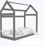 Veilig en kindvriendelijk huisbed - 160x80 cm - Grijs, Kinderen en Baby's, Nieuw, 70 tot 85 cm, Matras, 140 tot 160 cm