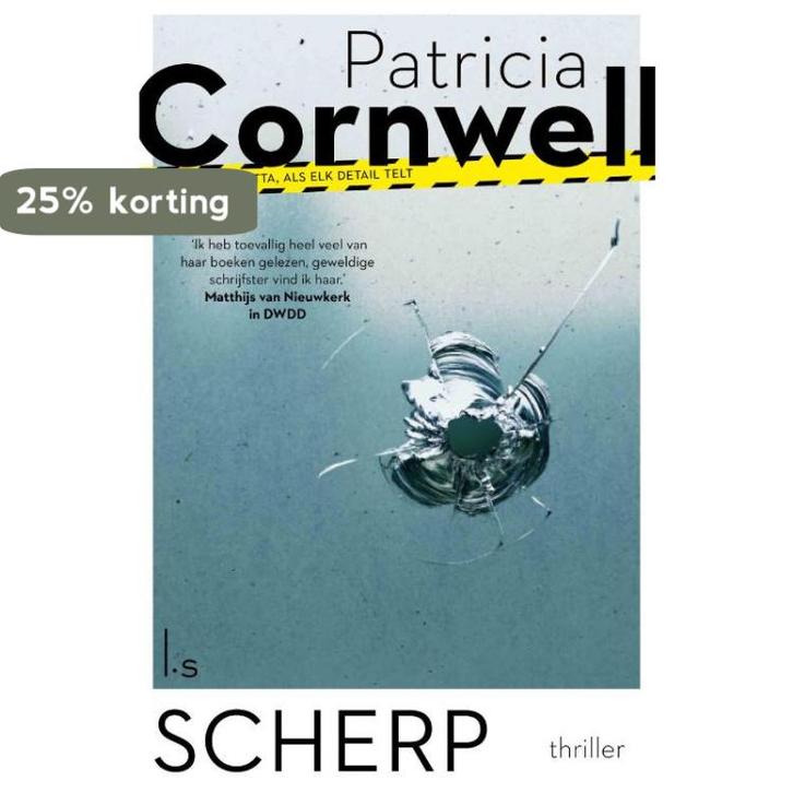 Scherp / Kay Scarpetta / 22 9789024566983 Patricia Cornwell, Livres, Thrillers, Envoi
