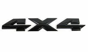 Logo achterklep 4x4 zwart, Auto-onderdelen, Overige Auto-onderdelen, Nieuw, Dodge, Ophalen of Verzenden