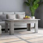 vidaXL Salontafel 100x60x42 cm bewerkt hout betongrijs, Huis en Inrichting, Tafels | Salontafels, Verzenden, Nieuw
