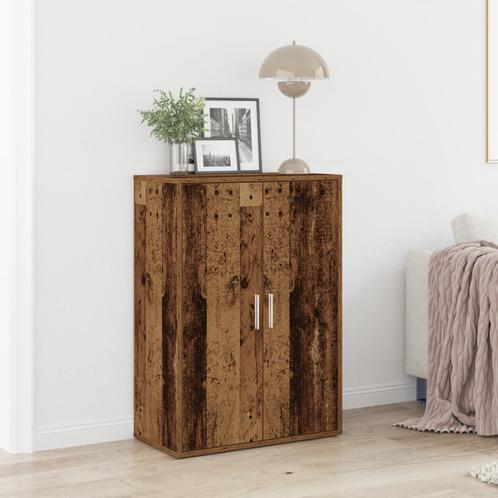 vidaXL Dressoir Oud Hout 60x31x84 cm Engineered Hout, Huis en Inrichting, Kasten | Dressoirs, Nieuw, Verzenden