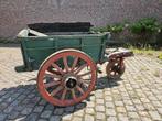Antieke houten getrokken kiepwagen, Ophalen, Nieuw