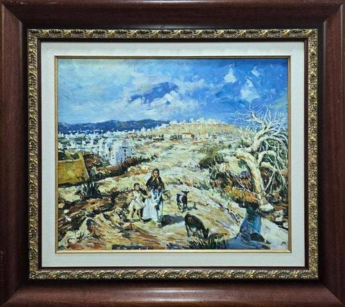 Joan Viñolas (1942) - La senda blanca, Antiek en Kunst, Kunst | Schilderijen | Klassiek