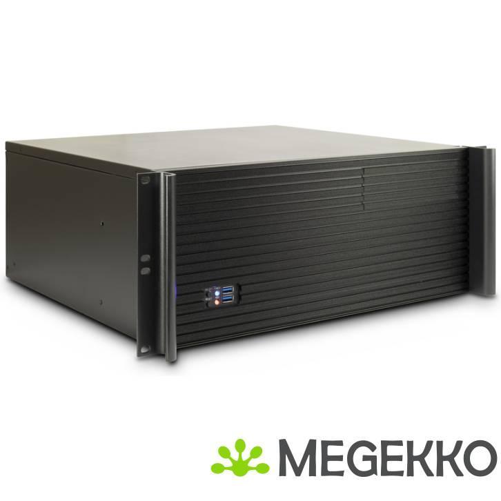 Inter-Tech 4U-K-439L Rack Zwart, Computers en Software, Computerbehuizingen, Nieuw, Verzenden