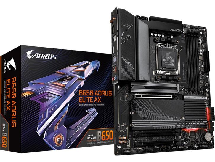 Gigabyte B650 AORUS ELITE AX (rev 1.0) - Moederbord - AMD, Computers en Software, Moederborden, Zo goed als nieuw, Verzenden