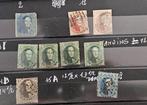 België 1849/1863 - 9 van de eerste Belgische postzegels :, Postzegels en Munten, Gestempeld