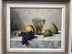 Hollandse School (XX) - Stilleven met Glas en Peren