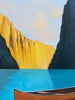 Alexy Berthelot - Ottawa lake 15, Antiek en Kunst, Kunst | Schilderijen | Modern