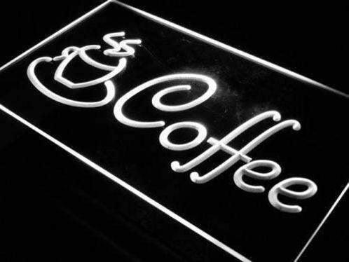 Koffie coffee neon bord lamp LED verlichting reclame lichtba, Huis en Inrichting, Lampen | Overige, Nieuw, Verzenden