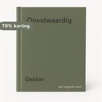 Onvolwaardig 9789033107733 Dekker, Boeken, Streekboeken en Streekromans, Verzenden, Gelezen, Dekker