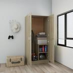 vidaXL Kledingkast 82,5x51,5x180 cm bewerkt hout sonoma, Huis en Inrichting, Kasten | Kleerkasten, Verzenden, Nieuw