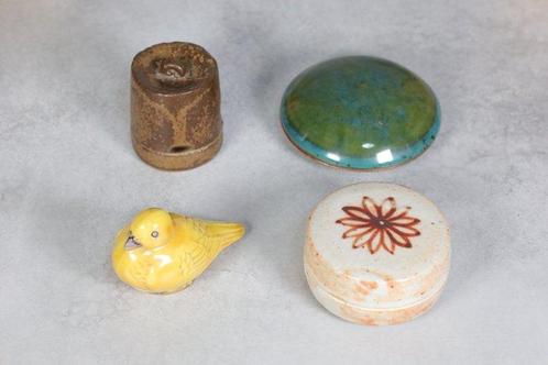 Brûleur dencens (4) - Porcelaine - ensemble de 4 conteneurs, Antiek en Kunst, Antiek | Overige Antiek
