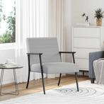 vidaXL Fauteuil Wolkgrijs 59 x 75 x 78 cm Stof, Huis en Inrichting, Fauteuils, Verzenden, Nieuw