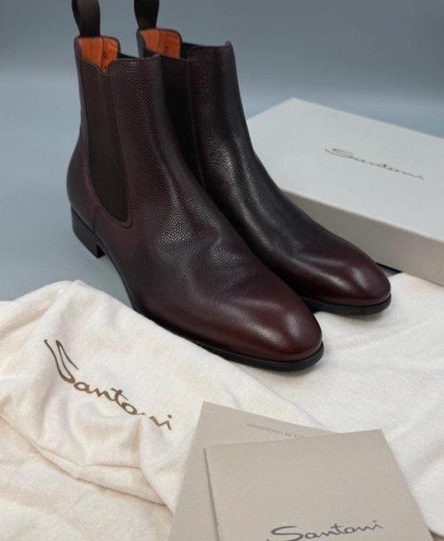 Santoni - Enkellaarsjes - Maat: UK 8,5, US 9,5, Vêtements | Hommes, Chaussures