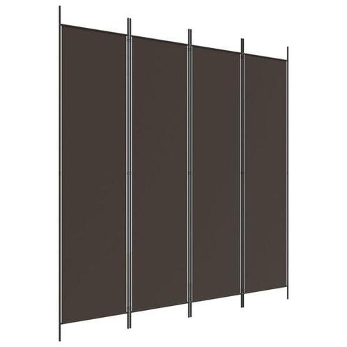 Kamerscherm Bruin 200x200cm | Retour Deal | -40%, Huis en Inrichting, Woonaccessoires | Kamerschermen, Nieuw, Verzenden