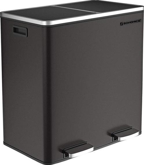 Afvalbakken - Steelman - Metalen Pedaal - Softclose - Zwart, Huis en Inrichting, Keuken | Keukenbenodigdheden, Nieuw, Ophalen of Verzenden