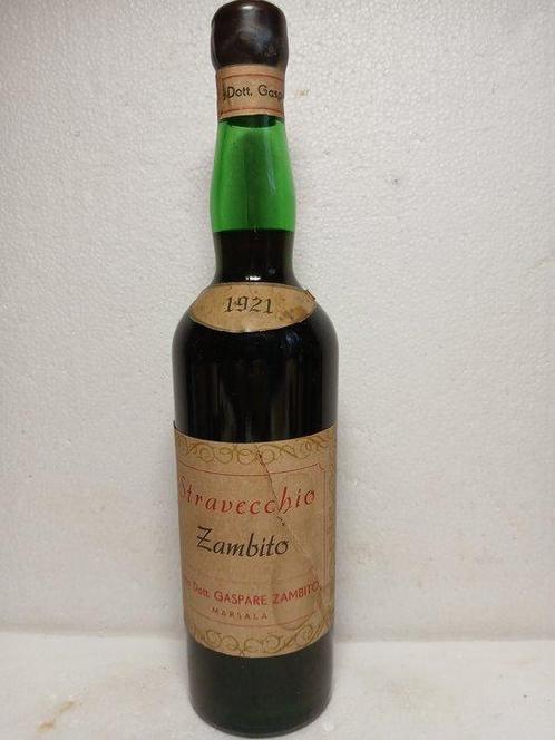 1921 Zambito, Stravecchio - Sicilië - 1 68 cl, Verzamelen, Wijnen
