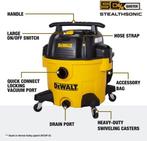 Tweedekans | DeWALT DXV34P 34L Nat- en Droogstofzuiger 230V, Ophalen of Verzenden, Nieuw