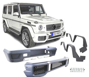 KIT CARROSSERIE MERCEDES CLASSE G W463 LOOK AMG G65 PDC: PAR, Verzenden