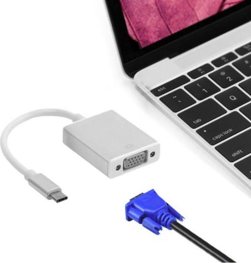 DrPhone USB-C naar VGA adapter voor Windows en Mac - Upgrade, Informatique & Logiciels, Pc & Câble réseau, Envoi