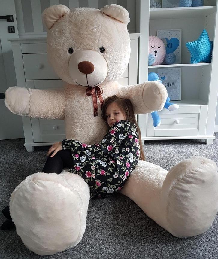 Enorme teddybeer 2 meter - Superzacht en duurzaam - Ideaa..., Kinderen en Baby's, Speelgoed | Knuffels en Pluche, Nieuw, Ophalen of Verzenden