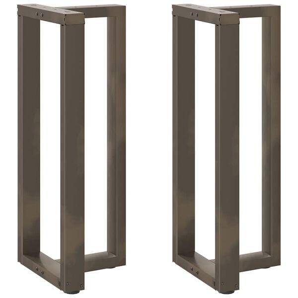 Stalen Bartafelpoten 2 stuks - Tweede Kansje! - OP = OP, Huis en Inrichting, Tafelonderdelen, Minder dan 50 cm, Tafelpoot, 100 tot 150 cm