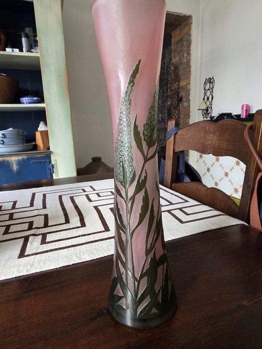 Val Saint Lambert - Vaas - Glas, Antiquités & Art, Antiquités | Verre & Cristal