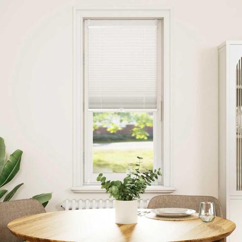 vidaXL Plisséjaloezie 40x125 cm wit, Huis en Inrichting, Stoffering | Gordijnen en Lamellen, Nieuw, Verzenden
