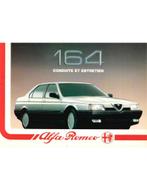 1988 ALFA ROMEO 164 INSTRUCTIEBOEKJE FRANS, Auto diversen, Handleidingen en Instructieboekjes