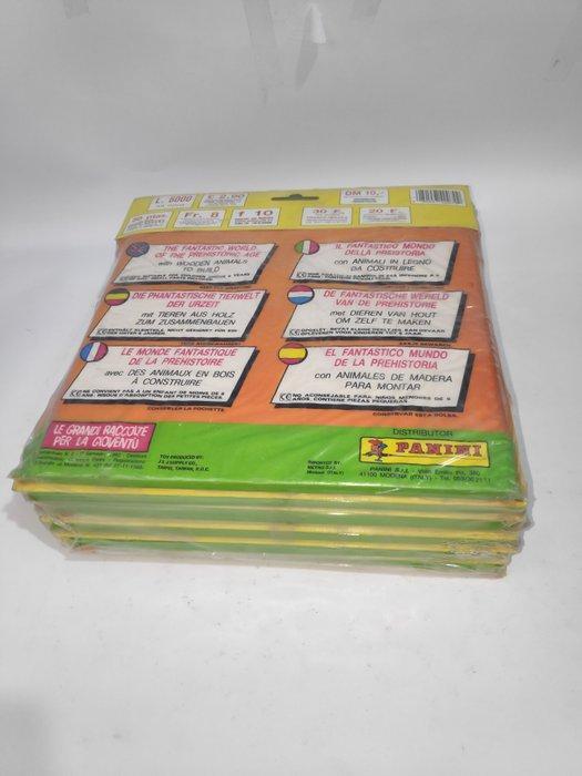 Panini - RARE - 10 Different WOODEN Vintage Dinosaurus, Collections, Autocollants