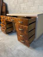 Bureau plat - Ronce de noyer - Table de travail / décriture