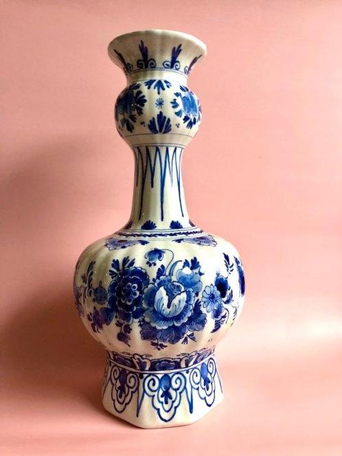 De Porceleyne Fles, Delft - Balustervaas - Aardewerk, Antiek en Kunst, Antiek | Glaswerk en Kristal