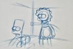 Matt Groening  Originele animatieproductietekening met, Cd's en Dvd's, Nieuw in verpakking