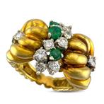 Bague - 18 carats Or jaune, Bague cocktail exclusive en or, Bijoux, Sacs & Beauté, Bagues