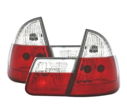 FEUX ARRIÈRE POUR BMW SÉRIE 3 E46 TOURING 98-05 ROUGE CHROMÉ, Auto-onderdelen, Verlichting, Verzenden