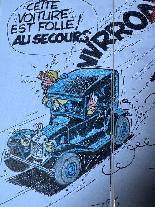 Jidéhem - 1 Originele tekening in kleur - Sophie - Qui fait, Boeken, Stripverhalen