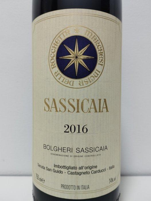 2016 Tenuta San Guido, Sassicaia - Bolgheri - 1 Fles (0,75, Verzamelen, Wijnen