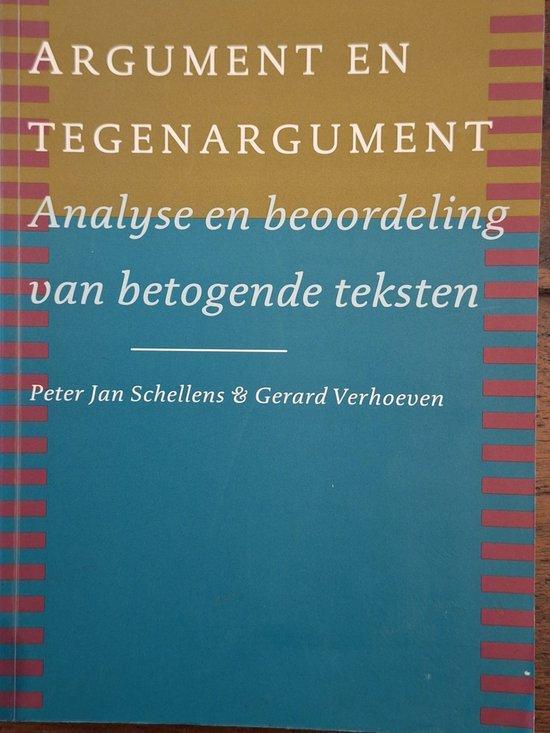 Argument en tegenargument 9789068904611 Peter Jan Schellens, Boeken, Schoolboeken, Gelezen, Verzenden
