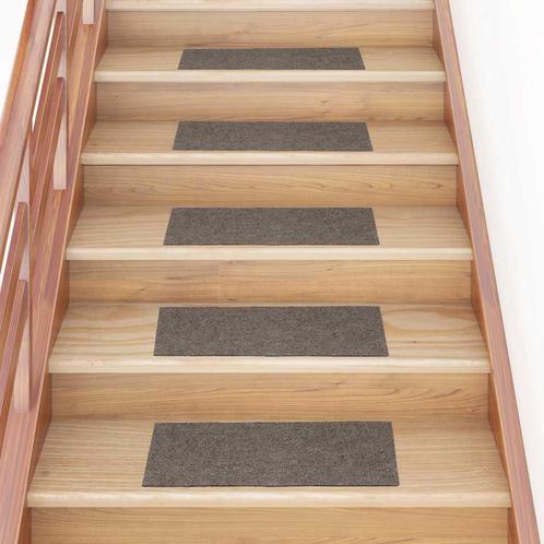 vidaXL Trapmatten zelfklevend 30 st 60x25 cm rechthoekig, Doe-het-zelf en Bouw, Ladders en Trappen, Nieuw, Verzenden