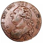 Frankrijk. Lodewijk XVI (Grondwet). 12 Deniers 1792-D, Lyon