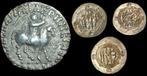 Antiquité Lote de 4 monedas Bactria y Tabaristan (Sans Prix