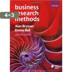 Business Research Methods 9780199284986 Emma Bell, Boeken, Verzenden, Gelezen, Emma Bell