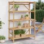 vidaXL Rek 5-laags 100x40x150 cm bamboe, Huis en Inrichting, Verzenden, Nieuw