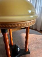 Temde Leuchten - Tafellamp - Glas, Hout, Plastic - Art deco