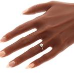 Zonder minimumprijs - Ring - 18 karaat Witgoud - 0.21ct. tw.